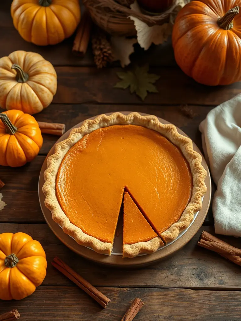 Pumpkin Pie with Sweetened Condensed Milk