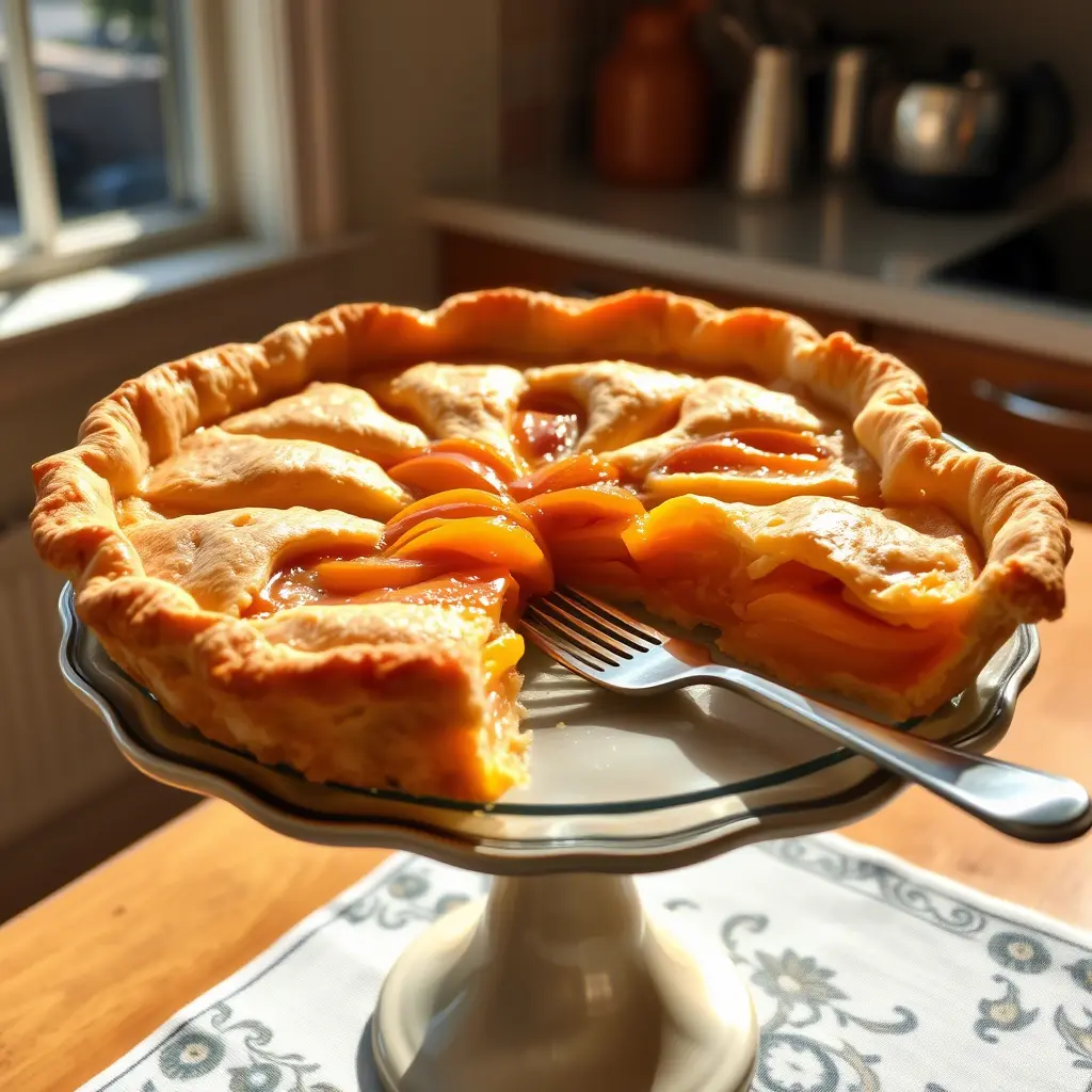 peach pie with canned peaches